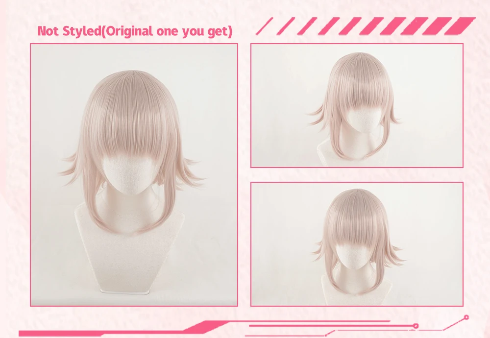 Anihut Nanami Chiaki Wig Super Danganronpa Cosplay Anime Hair Synthetic Heat Resistant Women -Zentai shop online H9de84311d3ba42c48529ba419c2deb8eP.jpg