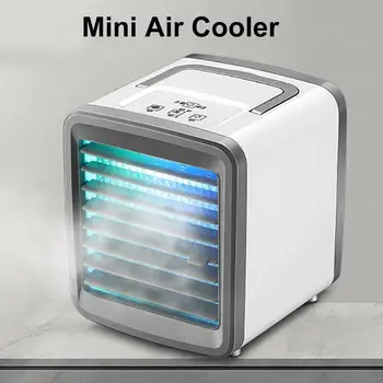 

Air Conditioner Air Cooler Mini Fan Portable Airconditioner For Room Home Air Cooling Desktop Usb Charging Air Conditioning Fan