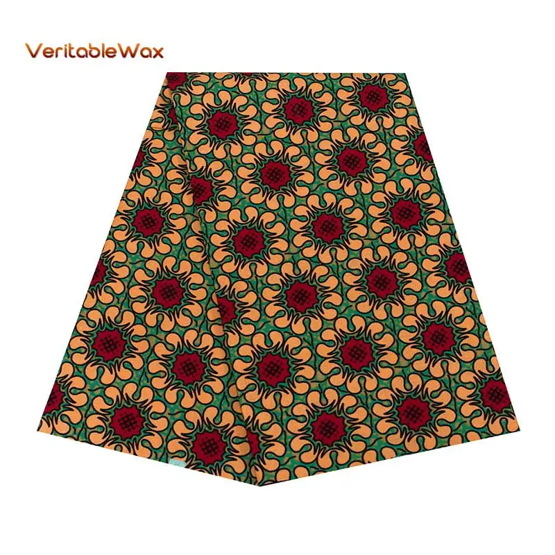 Африка Анкара полиэстер воск принты ткань бинта реальные воск высокое качество 6 ярдов африканская кружевная ткань для вечерние платье FP6249