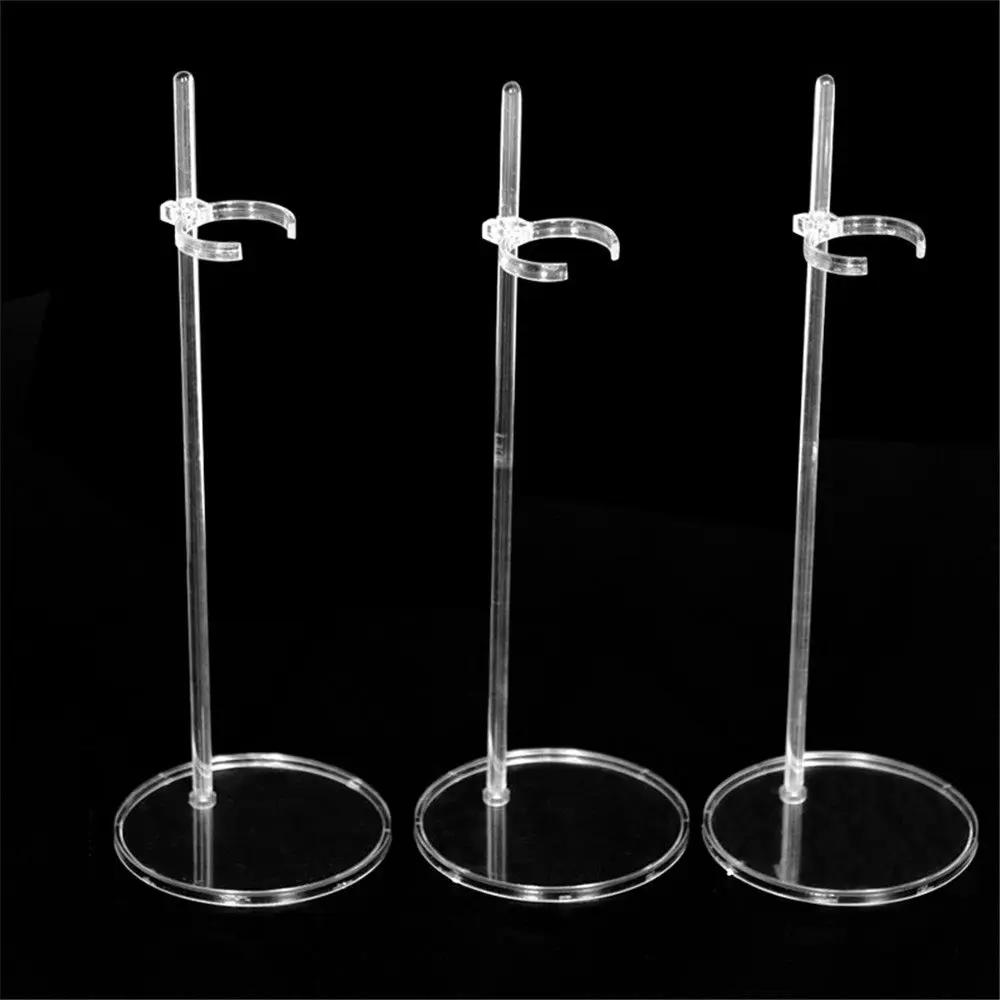 

1PC Stands For 1/6 Dolls Transparent Support Stand 30cm Figure Display Holder High Quality Children Toys Accessories
