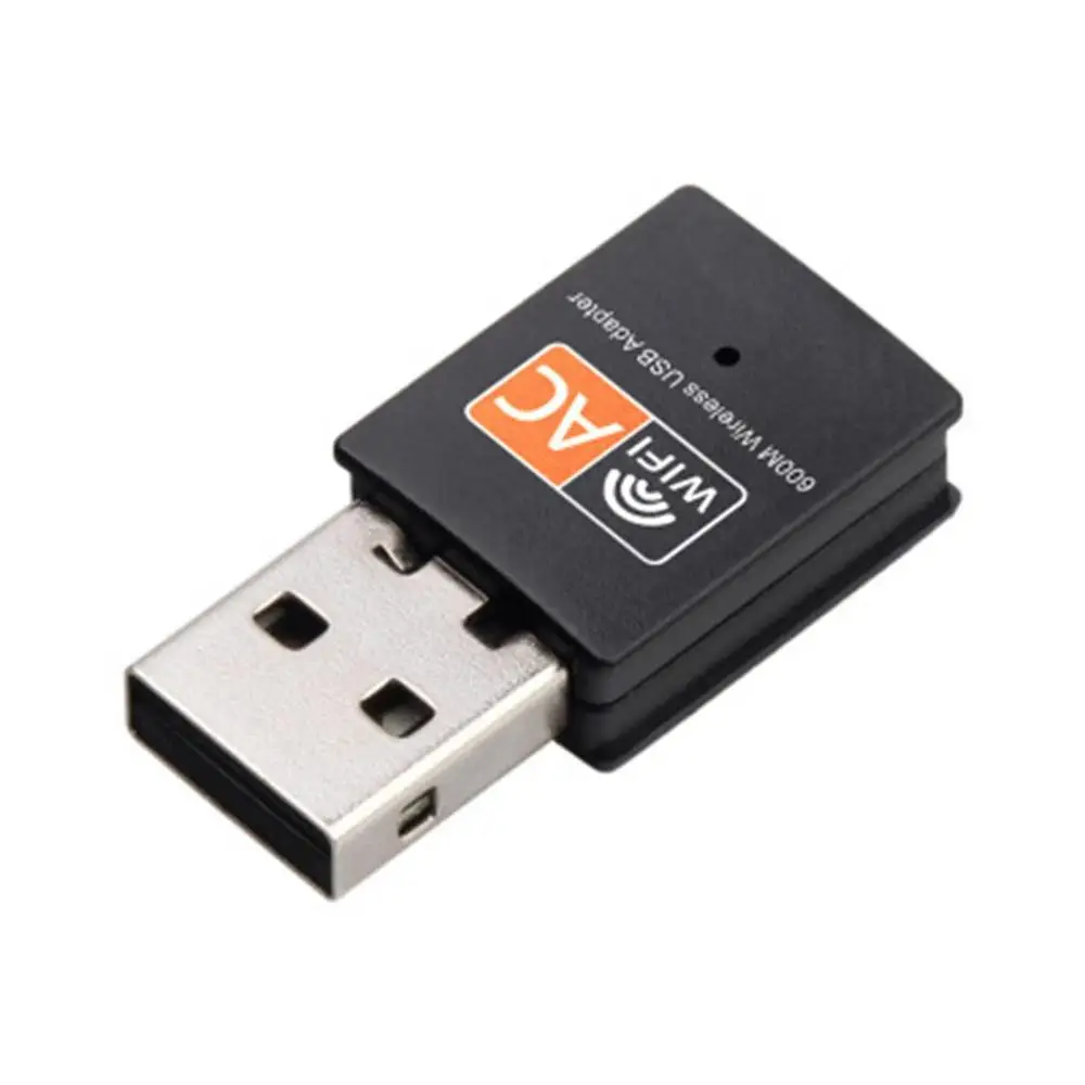 Ac600M Двухдиапазонная беспроводная сетевая карта 5G мини Usb компьютер Wifi приемник