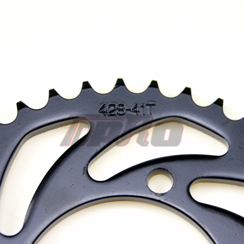 TDPRO 37 T/41 T/46 T цепь мотоцикла звездочки Задняя звездочка Cog для 420/428/520 цепи 110/125/140cc ATV Quad Dirt Pit Bike