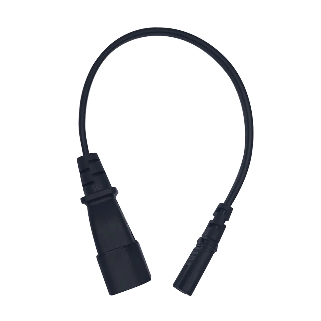 JORINDO 0.6M/1.96FT,IEC320 C14 to C7 PUD/UPS Adapter Cable,IEC C7 female to C14 male Cable Switcher,Used connect desk lamp