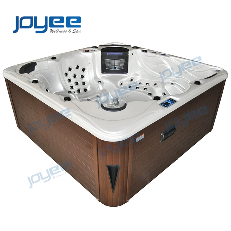 JOYEE New Design Large Hydro Whirlpool Hot Tub for 6 Persons CE Garden Swim Spa Pools