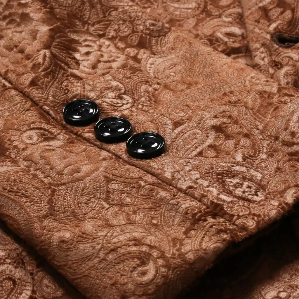 MJARTORIA модный Мужской позолоченный темно-кожаный повседневный Блейзер Тонкий Блейзер на двух пуговицах пиджак мужские свадебные костюмы Костюм приталенный