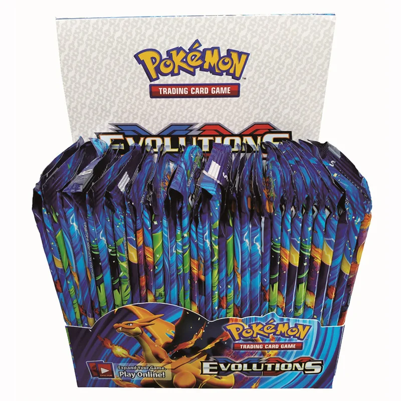 324 шт Pokemon cards Sun& Moon XY Evolution Booster Box Коллекционные торговые карты игры