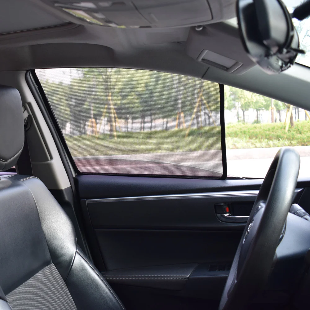 Для TOYOTA COROLLA Sedan-магнитный сетчатый автомобильный оконный козырек боковые задние оконные жалюзи лобовое стекло солнцезащитные очки складные легкое хранение