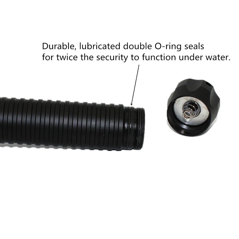 DL0071 Scuba Diving XHP70 Flashlight with Stemless Switcher (9)