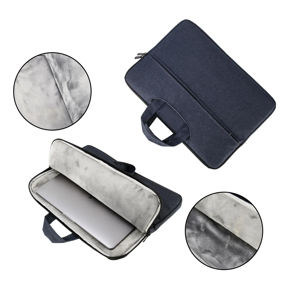 Сумка для ноутбука Macbook Air Pro 15, 14, 13,3, 12, 11,6 дюймов, универсальная сумка для ноутбука, деловой портфель для ноутбука Xiaomi, Dell, huawei