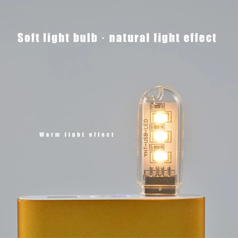 Leds USB Lights Mini Portable USB LED Book Light DC5V Ultra Bright Reading Book Lamp For Power Bank PC Laptop Notebook