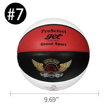 

Basketball Size 7 High Quality Hygroscopic PU Leather Ball For Men Women Outdoor Indoor Training Sports Basketball New Brand