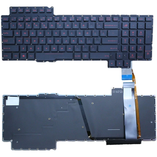 New For Asus Rog G752 G752vt G752vl G752vy G752vt-dh72 Gaming Laptop Black Us Backlit 0knb0-e610us00 0kn0-si1us11 - Replacement Keyboards - AliExpress