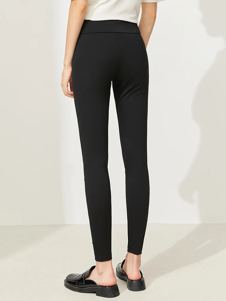 Amii Minimalism Women's Legging Fashion 