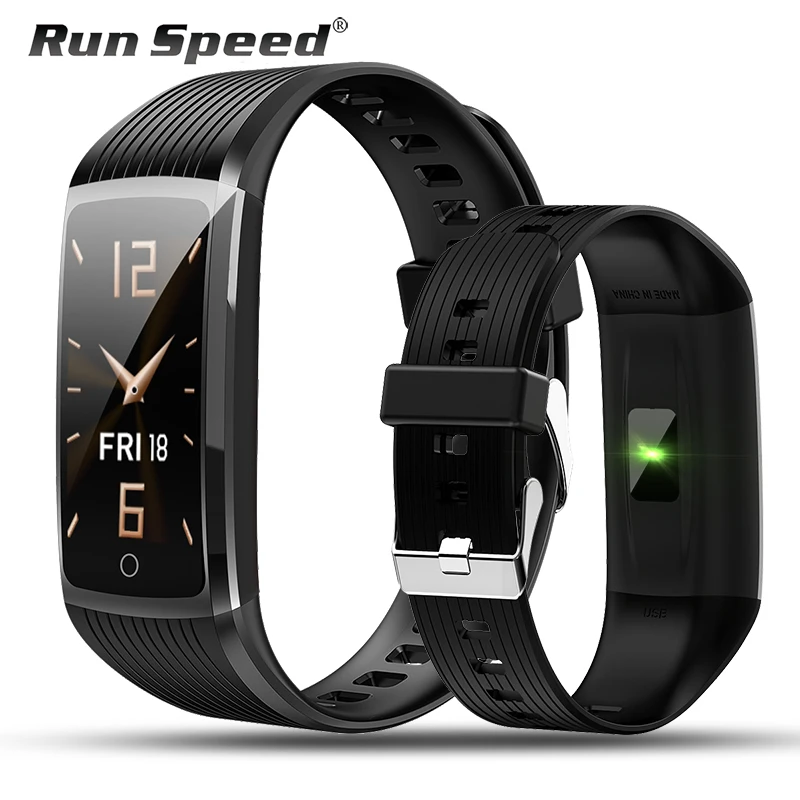 

Run Speed R12 Smart Band Activity Tracker Fitness Bracelet With Pressure Measurement heart rate monitor for honor band 5 miband