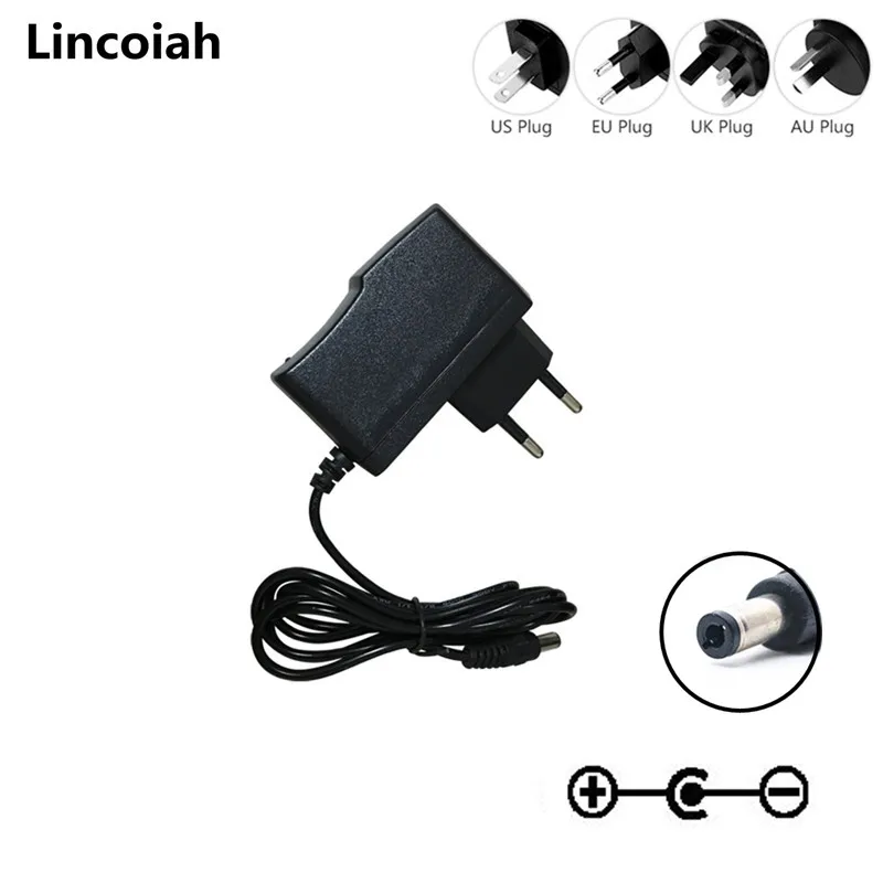 9V 500MA 0.5A AC/DC адаптер питания зарядное устройство для Rovin гитарный тюнер |