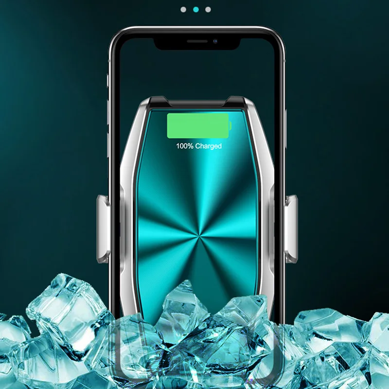Быстрое беспроводное автомобильное зарядное устройство Timom 15 Вт QI для Iphone XS XR 11 Pro