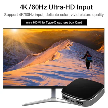 

Live Streaming Gaming 60fps Accessories USB3.0 With Indicate Light HDMI To Type-C Drive Free 1080P Video Capture Card For PS3