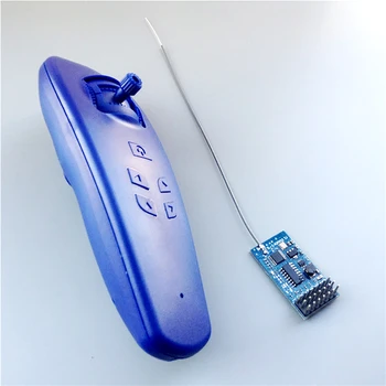 

Remote Control 2.4G Handle Emitter Receiver Single Motor Rudder Turning / Double Motor Differential Turning For RC Ship