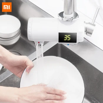 

Xiaomi Xiaoda Instant Heating Faucet Kitchen Electric Water Heater Temperature Cold Warm Adjustable Faucet for Smart Home Use