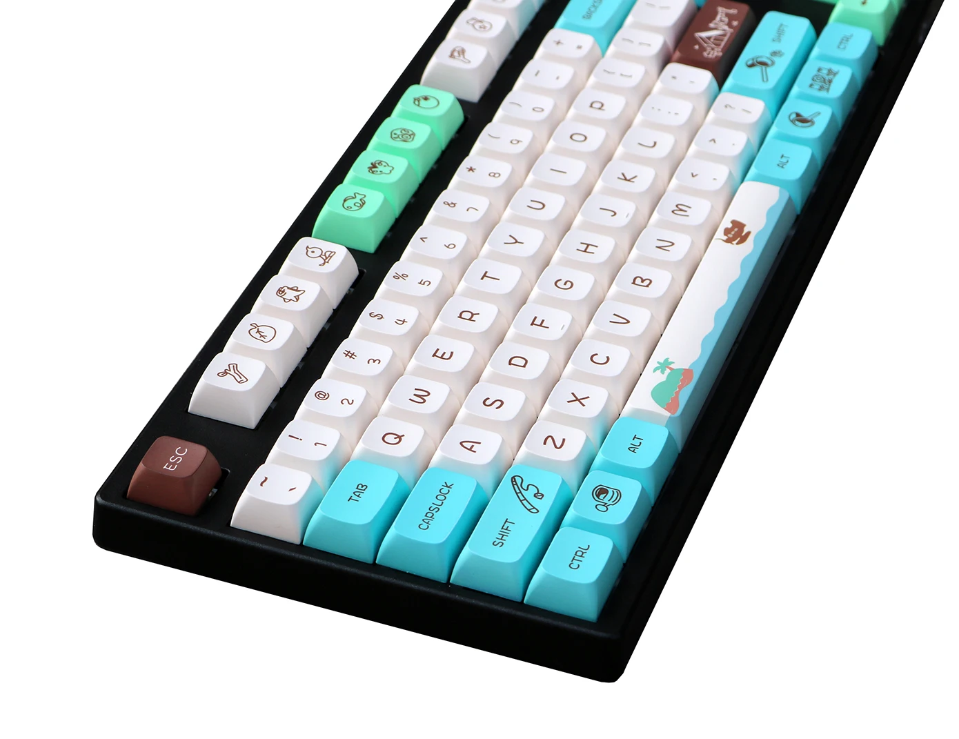 PBT Dye Subbed Key Cap, Teclado Mecânico,