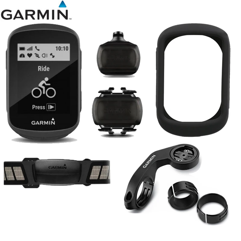 Garmin Edge 130, gps, велосипедный компьютер, только gps или датчик скорости, датчик частоты сердечных сокращений, защитный чехол, комплект HRM