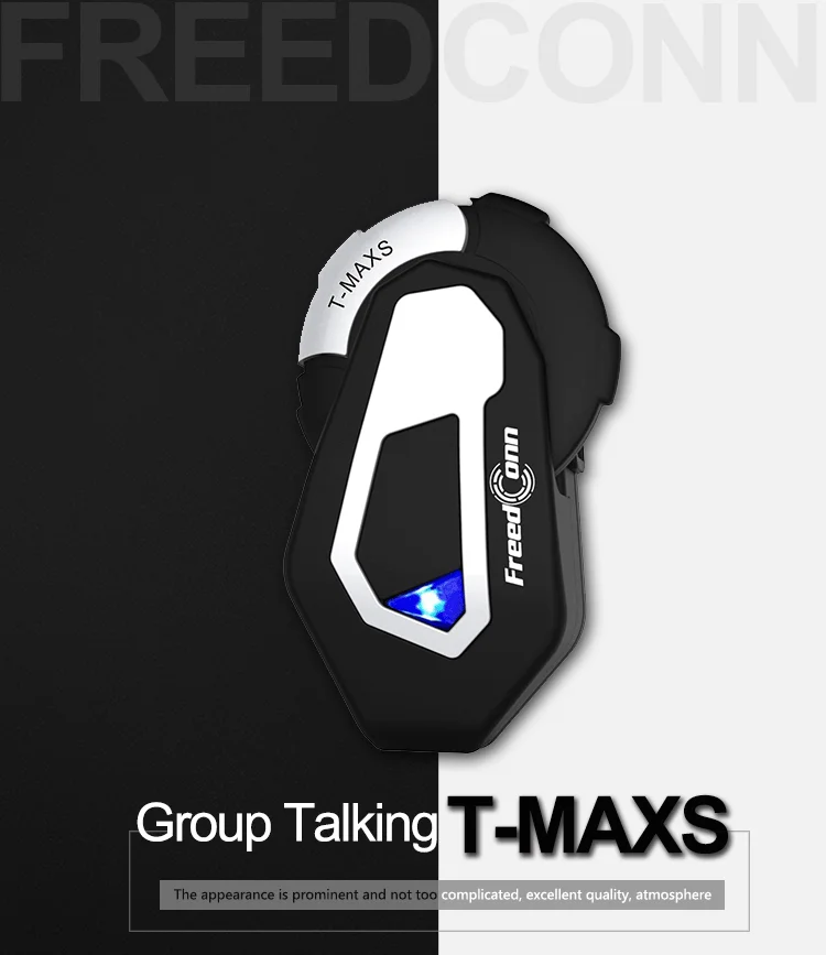FreedConn T-Max мотоциклетная группа говорящая Система 1000M 6 Rider Buletooth гарнитура