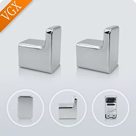 VGX Single Robe Tower Wall Hook Bag Coat Clothes Hanger for Bathroom Accessories Hardware Punch-Free Nail-Free Zinc Chrome Z1882