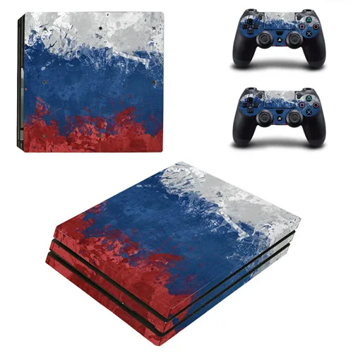 5 Прозрачный белый черный PS4 Pro кожа Виниловая наклейка, стикер для sony Playstation 4 консоль и 2 контроллера PS4 Pro Наклейка кожи s - Цвет: 5