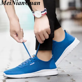 

Low Top Man Shoes Plus Size Men's Summer Sneakers Couple Fashion Shoes Air Mesh Mens Sneakers Casual Teenager Flat Footwear L12