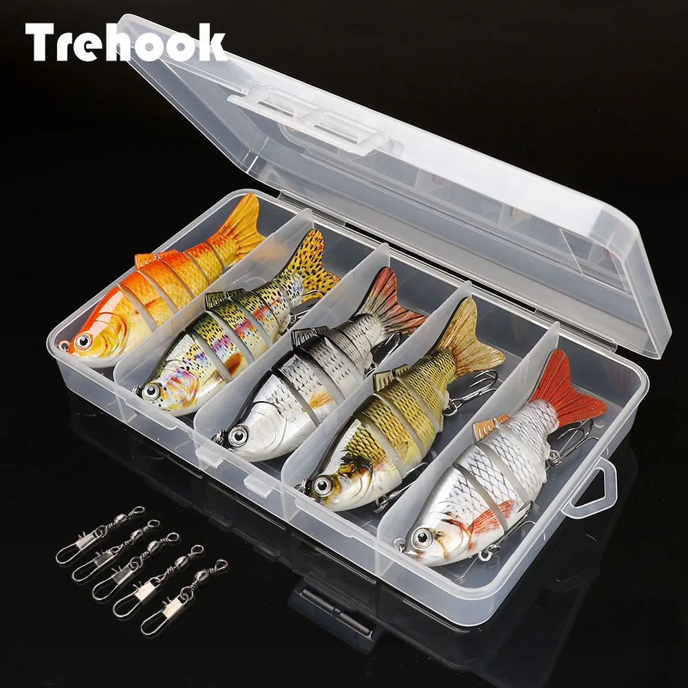 Wobbler-Set Fishing-Kit Hard-Lure Crankbaits Sinking Swimbait Pike Bass Artificial-Bait
