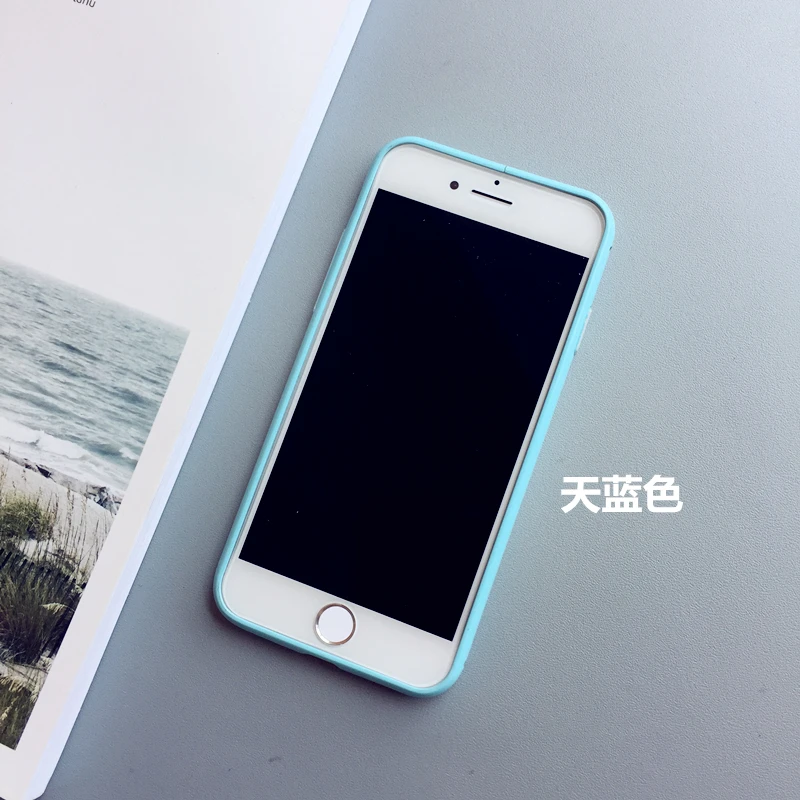 Для iPhone XS max XR X Металлический бампер ярких цветов для iPhone 8 8plus 6 6SP 7 7P для выпечки Лаковая рамка Fudas