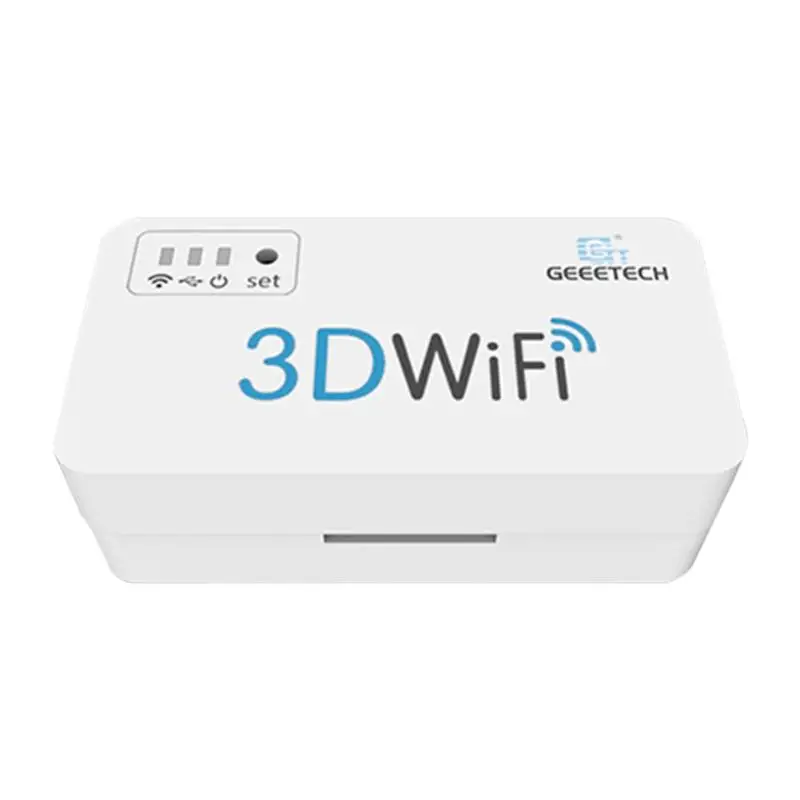 Белый Geeetech комплектующие для 3d принтера аксессуары 3D WiFi модуль TF карта USB2.0 Поддержка беспроводной Wifi коробка для большинства популярных 3d принтеров Прямая поставка - Цвет: Белый