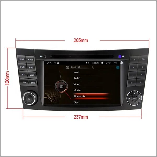 

Newnavi car accessories body kit dvd player android 10 car radio for Mercedes-benz E class W211/CLS-W219/CLS350/CLK-W209/G-W463