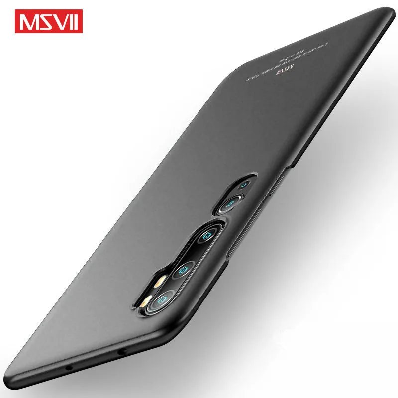 Чехол для xiaomi mi note 10 pro MSVII чехол CC9 CC9e тонкий жесткий телефона из ПК xiomi cc9