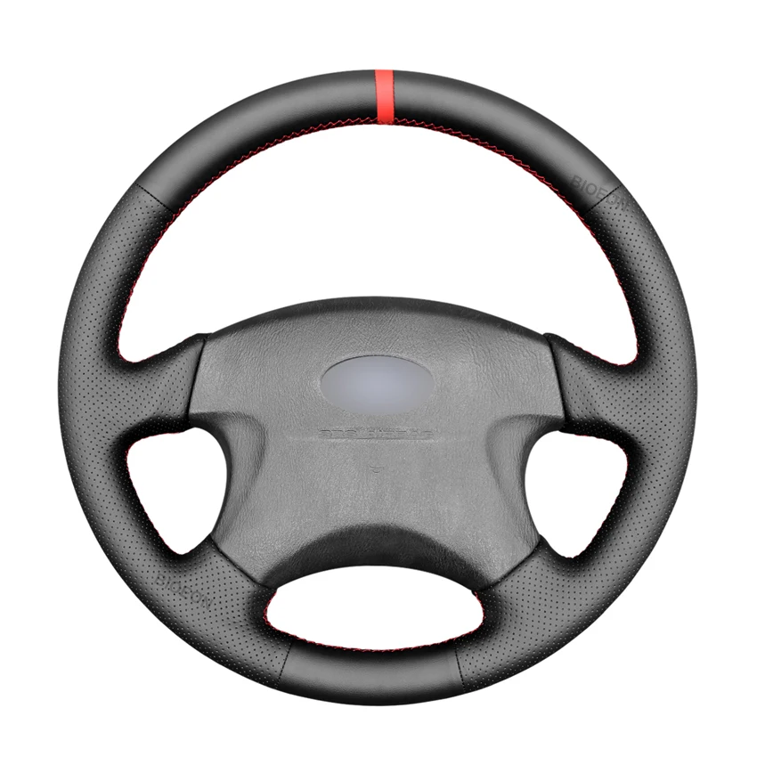 Black PU Artificial Leather Steering Wheel Cover for Subaru Forester Impreza Legacy Outback 1999 2000 2001 2002 2003 2004 | Автомобили и