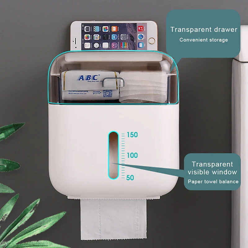 BAISPO портативный держатель туалетной бумаги гигиенический диспенсер для бумаги домашняя ткань для ванной Коробка органайзер настенное крепление аксессуары для ванной комнаты