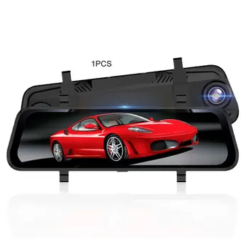 

Streaming Media Rearview Mirror Driving Recorder 10 Inch Full Screen 12 Million Night Dual Lens Reversing