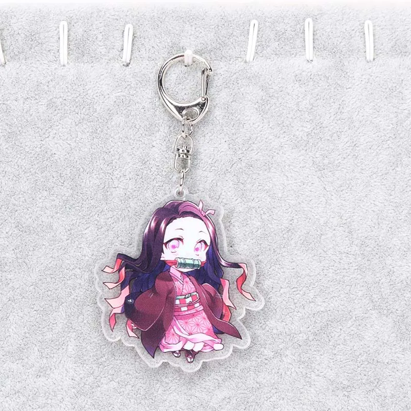 Acrylic keychain4 5,5-16 см Kimetsu no Yaiba акриловый демон убийца Kimetsu no Yaiba брелок Tanjirou Nezuko Kamado фигурка на акриловой подставке Рождество - Цвет: Acrylic keychain4