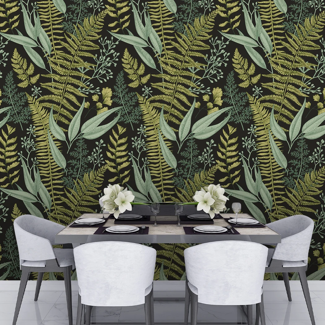 thumbnail image 2 of Laatse Vintage Bird Wallpaper 17.5"x393" Yellow Chinoiserie Floral Wallpaper Peel And Stick Removable Waterproof Self Adhesive Boho Wall Paper Floral Contact Paper For Bedroom Walls Cabinet Locker 2 of 10