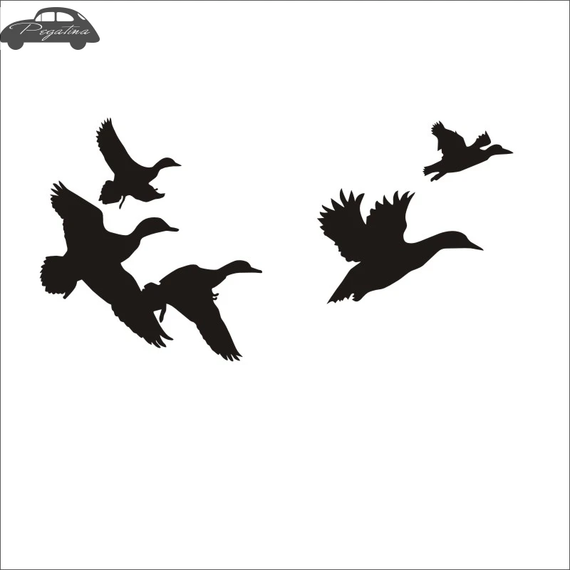 Pegatina Hunt Duck Decal Hunting Club Sticker Hollow Sticker Hunter Car Window Vinyl Decal Funny Poster Motorcycle