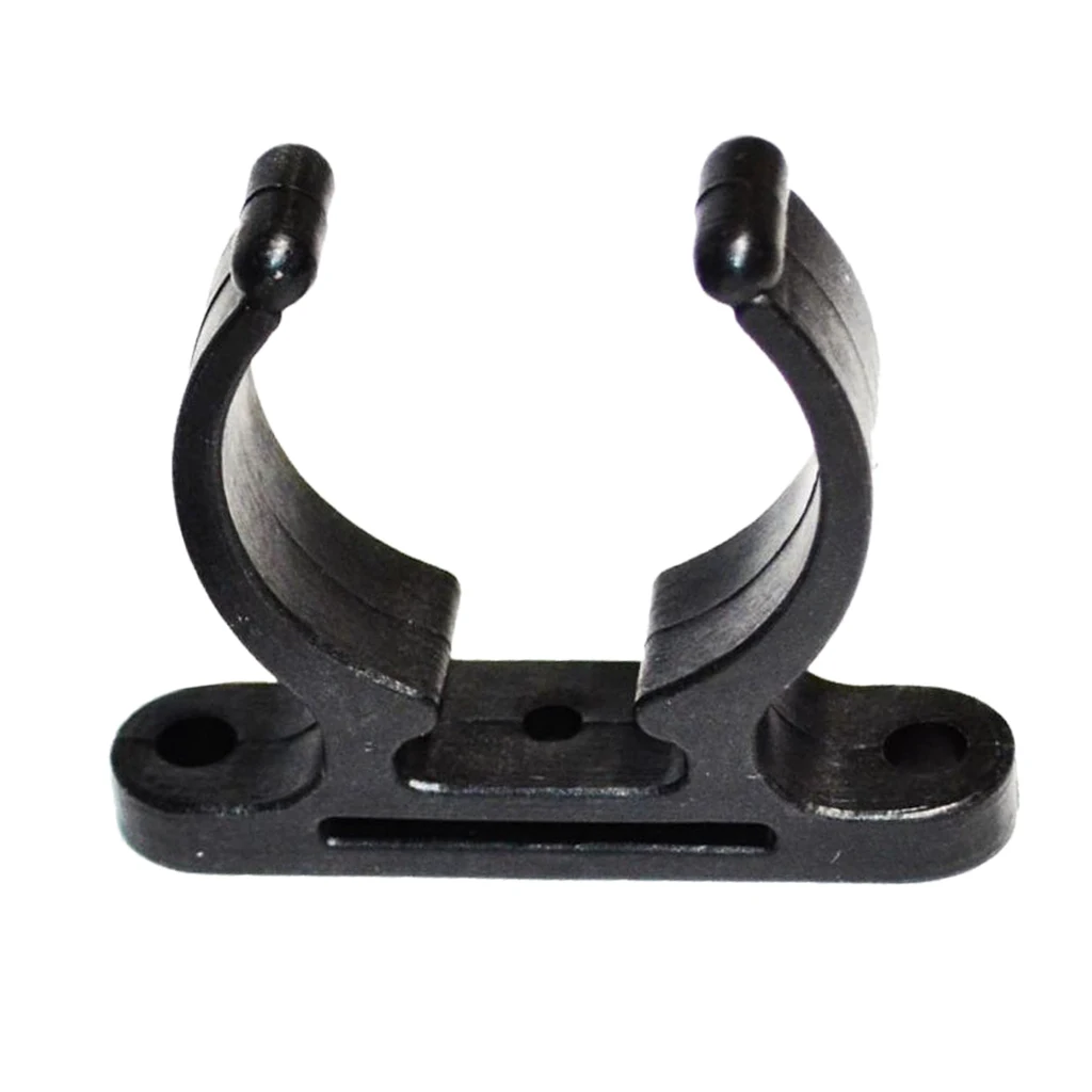 Boat Hook Paddle Holder Holder Fixing Pipe Clip Boat Hook Holder Mounting Clamp For Boat, Double Mounting Holes