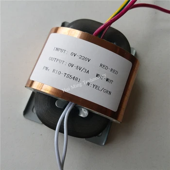 

5V 3A R Core Transformer 15VA R10 custom transformer 220V copper shield output for Pre-amplifier Power supply