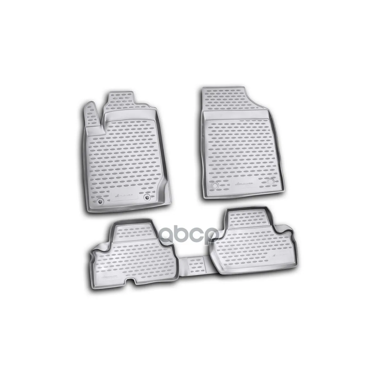 Floor Mats Mitsubishi L-200 2D 2010-, 4 PCs.(PU) ELEMENT. NLC.35.26.210k