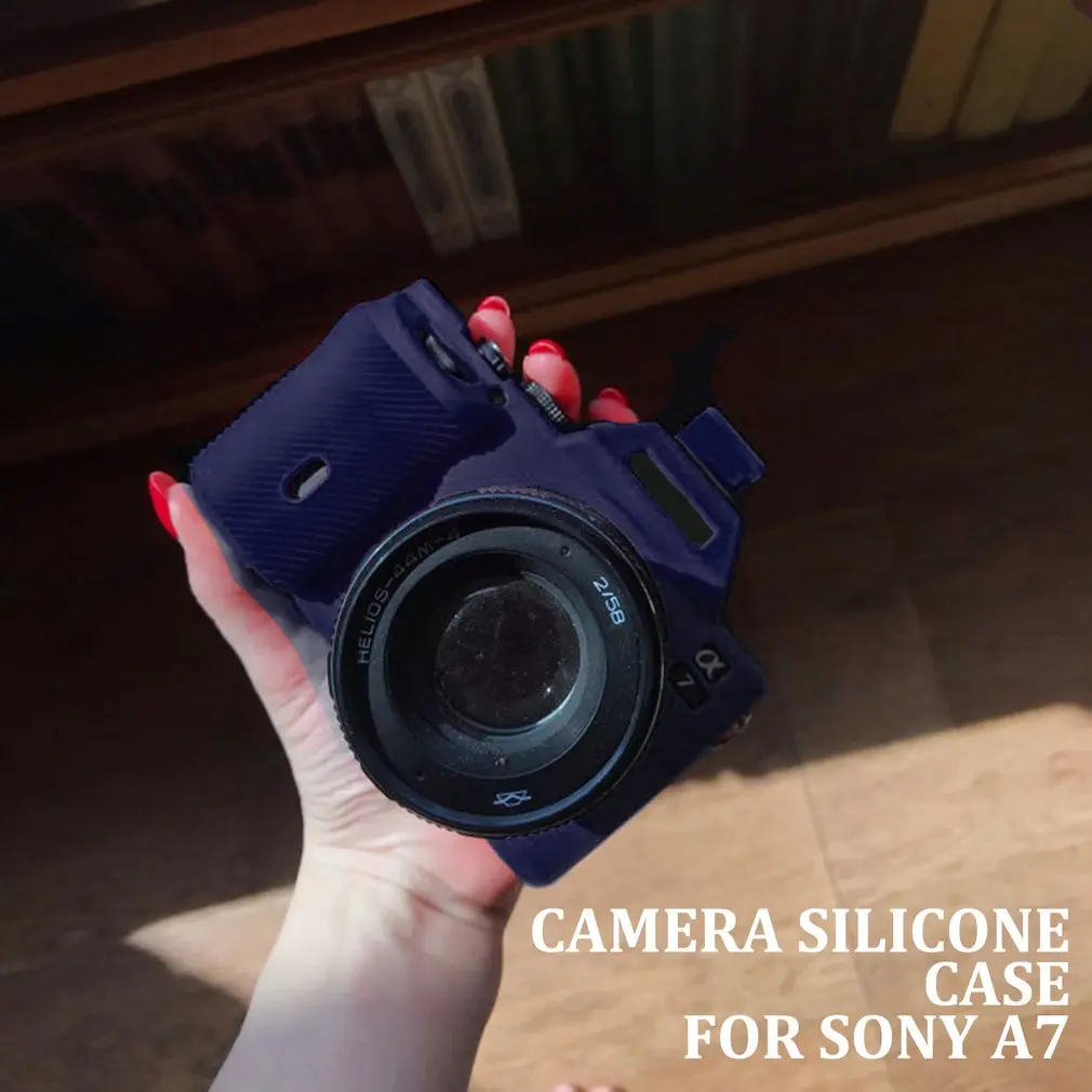 Хороший мягкий чехол для видеокамеры, силиконовый чехол для sony A7 A7R A7S A7 R A7 Mark 1, резиновый чехол для камеры, защитный чехол для тела