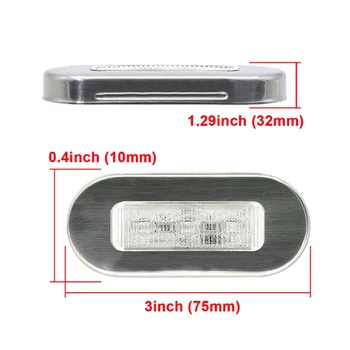 

Wear-resistant Marker Light Boat Marine Grade 3LED Courtesy Shockproof