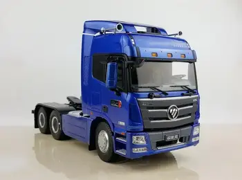 

1/24 Scale Foton Dailmer Auman GTL Truck Blue Diecast Car Model Collection