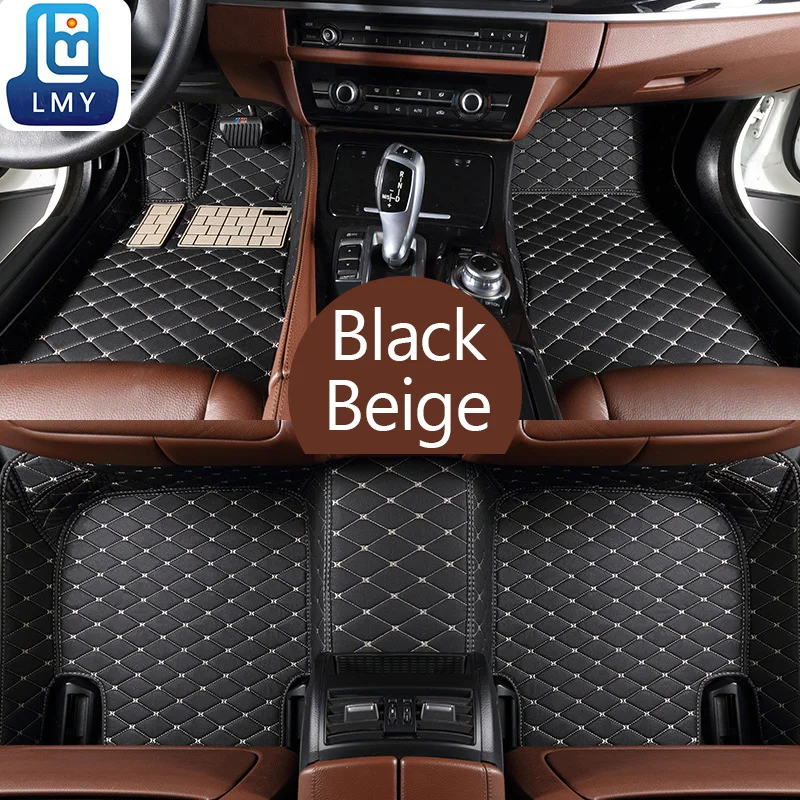LOSTIS Full Coverage Auto Tappetini Bagagliaio in Pelle per KIA Seltos 2020 2021,Impermeabili Antiscivolo Tappeto AntiGraffio Protezione Interni Accessori,D/Coffee