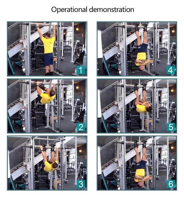 Stivali Di Inversione Di Gravit&agrave; - Per Allenamento Fitness, Terapia E Decompressione Vertebrale