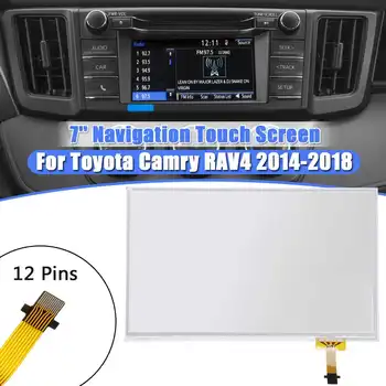

7'' 12pin Navigation Touch Screen Glass Digitizer Touch Screen Panel For Toyota Camry RAV4 2014 2015 2016 2017 2018