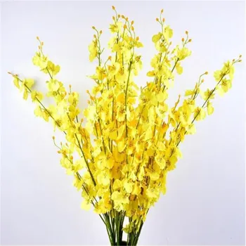 

искуственные цветы Orchid 10pcs/set Home Decor Fake Flores Artificiales